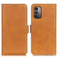 thumbnail image 1 of KAIYANG Funda protectora de cuero con diseño de vaca y ventosa lateral para Nokia G11/G21, color marrón, estilo C, para Nokia G21 4G, color amarillo, 1 of 5
