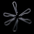 thumbnail image 1 of 100 Unidades Clips De Camisa De Plástico Cro Camisa Cuello Pin Embaje Paquete Calcetines Clips De Pantalón Transparente Craft Macarena Clips de camisa, 1 of 8