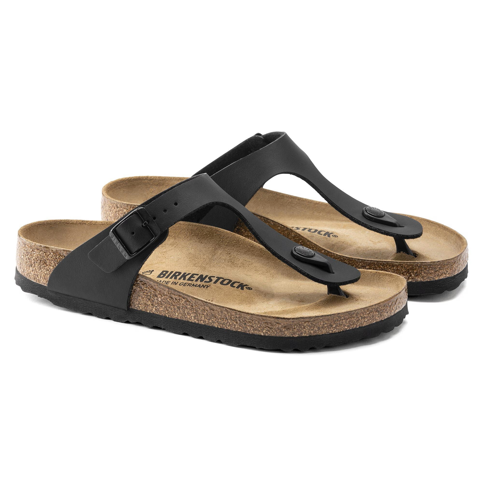 BIRKENSTOCK Gizeh Birko-Flor Black Birko-Flor 37 (US Women's 6-6.5) Regular
