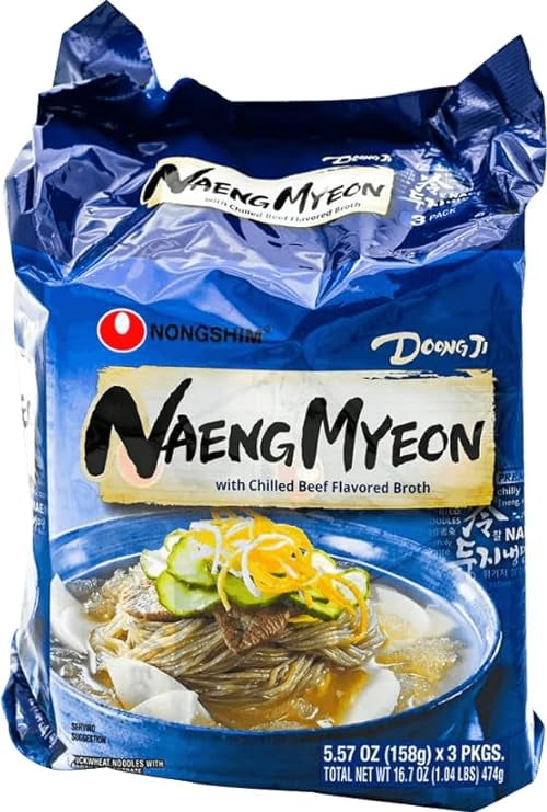 159gX10 Pieces Nongshim Flour Cold Noodle Survivin Cold Noodles