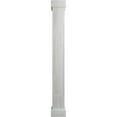 thumbnail image 3 of Ekena Millwork 12"W x 14'H Sand Blasted Endurathane Faux Wood Non-Tapered Square Column Wrap with Standard Capital & Base, 3 of 16