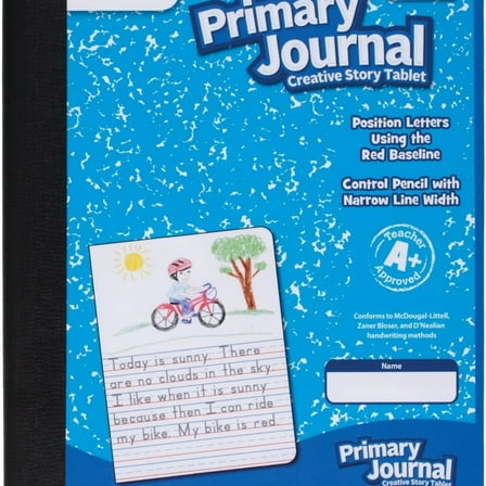 Primary Journal, Half Page Ruled, Color Will Vary