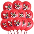 thumbnail image 5 of Globos de látex de Super Mario Bros, decoración para fiestas de cumpleaños, suministros para fiestas de baby shower, dibujos animados de anime para celebrar cumpleaños, regalos, 5 of 5
