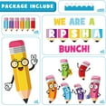 thumbnail image 3 of Colorful Pencils Bulletin Board Decoration Colorful Pencil  Welcome Back School Cut-Outs with Glue Points for for Teacher Student Back to School Party Supplies, 3 of 8