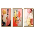 thumbnail image 2 of Designart "Serendipitous Circular Geometric Serenity IV" Modern Geometric Framed Wall Art Set Of 3 - Gold Abstract Frame Canvas Set For Living Room Decor, 2 of 6