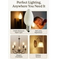 thumbnail image 6 of 8 Pc White Night Light Bulbs 4 Watt 120V 50 Lumens Candelabra Base Lamp Lighting, 6 of 6