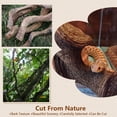thumbnail image 4 of 2PCS Natural Reptile Climbing Branches Decor,1.8-2.25" Thick Natural Snake Climbing Forest Wood with Plant Leaf Decor,Lizard Forest Branch,Geckos Tank Tree Trunk Accessories for Bearded Dragons（L）, 4 of 7