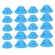 thumbnail image 4 of Rizador de pelo de silicona, rodillo de pelo de 20 piezas Juego de rizadores de pelo de silicona suave Juego de rodillos de pelo de silicona Calidad inigualable, 4 of 12