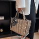 thumbnail image 5 of Bolso de nailon para mujer, bolso de hombro con rejilla lisa con hilo bordado, 5 of 5
