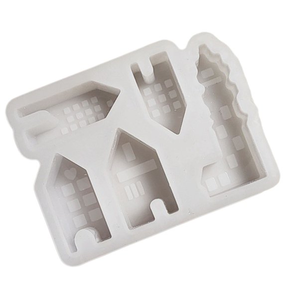 Aellinatey Silicone Whale And House Display Decoration Mold Perfect For Artistic Crafting