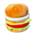thumbnail image 3 of Taburete que cambia de zapato, taburete en forma de hamburguesa, decoración versátil linda y única con almacenamiento para la oficina del Hamburguesa con queso, 3 of 8