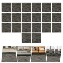 20PCS Carpet Tiles 50x50cm Retail Office Home Shop Bedroom Commercial Flooring Dark Grey Square Carpets