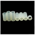 thumbnail image 2 of 100pcs Plastic Straight Through Isolation Columns, Outer Diameter 5mmx Inner Diameter 3.2mmx Height 3mm, 2 of 4
