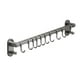 thumbnail image 2 of Estante para Utensilios de Cocina, Organizador de Pared con Ganchos, Barra Colgante con Espaciado Ajustable, 50/40/30 x 9.5 x 5.5 cm, para Almacenar Ollas, Sartenes, Cucharas, Cucharones, 2 of 7