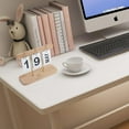 thumbnail image 6 of 1 Set Perpetual Flip Calendar Wooden Desk Calendar 2023-2024 Brown Standing Flip Calendar For Desk Daily Desk Decorations Motivational Calendar Desktop Accessories for Office Classroom Home, 6 of 6