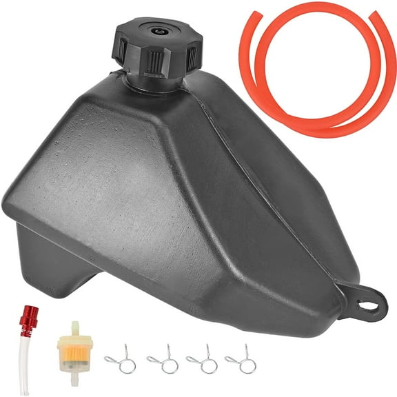 Trkimal Plastic Gas Fuel Petrol Tank for 50cc 70cc 90cc 110cc 125cc Roketa Taotao Sunl Coolster JCL ATA Baja MotorsportsVitacci BMS Buyang Coolsport Eagle Peace kazuma ATV Quad (Plastic)