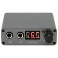 thumbnail image 2 of CUITING Tattoo Power Supply Silver Gray USB Aluminum Alloy LED Digital Display Tattoo Power Regulator Transformer 100‑230V, 2 of 8