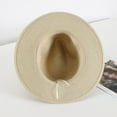 thumbnail image 5 of Ticikt Summer Hats for Women Wide Women Straw Beach Retro Hat Little Girl Sun Cap Foldable Ladies Hats,Color:Beige, 5 of 5