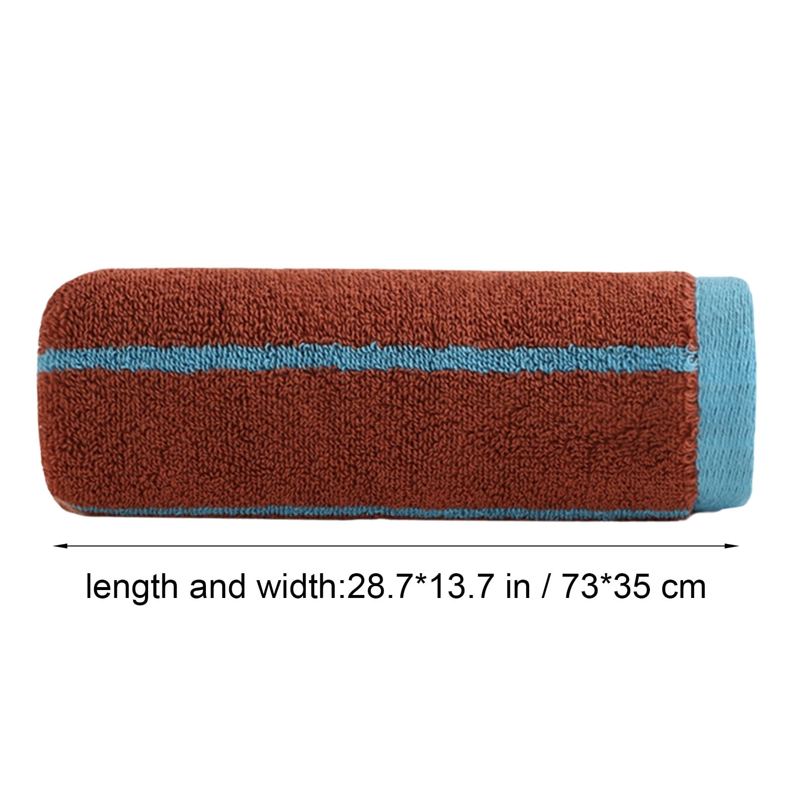 Cotton Face Towel, Soft and Highly Absorbent Hand Towel, Skin-Friendly & Lint-Free Washcloth for Home Bathroom, Travel and Daily Use, 28.7"x13.7", AKLJWH