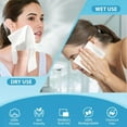 thumbnail image 2 of Toallas faciales HOMEXCEL, 100 unidades (2 cajas), biodegradables, 2 of 7