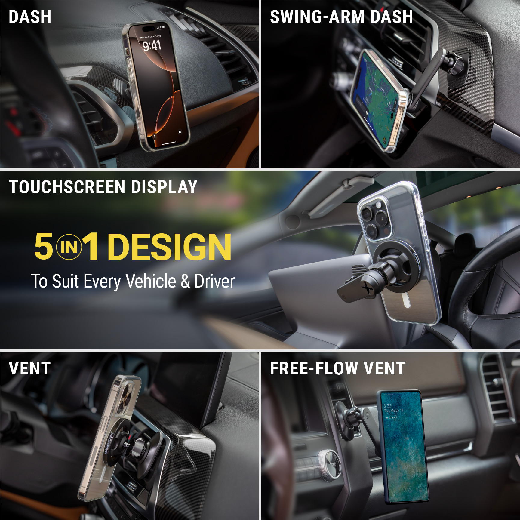 Scosche MagicMount MS 5-in-1 MagSafe Car Mount photo 4