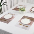 thumbnail image 7 of Unique Bargains Set of 6 Placemats for Dining Table Decor Wipeable Table Mat Light Pink, 7 of 7