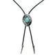 thumbnail image 3 of Lazo del bolo Yuyangstore Lazo occidental del bolo Cuero Azul Turquesa Natural con Estampado Plateado en Relieve Vintage, 3 of 4