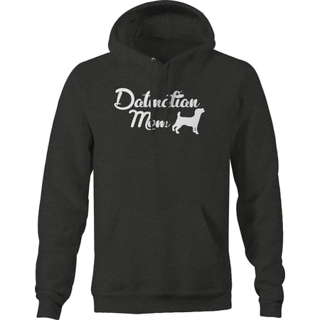 Dalmation Mom Dog Puppy Pet Spots Animal Hoodies for Men Large Dark Grey