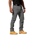 thumbnail image 2 of VV AVEORS Tactical Waterproof Pants Tactical Pant For Men Relaxed Fit Lightweight Work Camo Hiking Cargo Pants Multi Pockets Gray S, 2 of 8