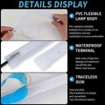 thumbnail image 5 of unidades de luces LED DRL para coche, luces diurnas flexibles e impermeables, barra de luz para motocicleta, intermitentes, luces de freno y agua de 12 V (blanco y amarillo - 30 cm), 5 of 5