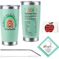 thumbnail image 1 of Teacher Appreciation Gifts - Back to School, Thank You, New Teacher Christmas Birthday Gift - 20oz Tumbler, 1 of 7