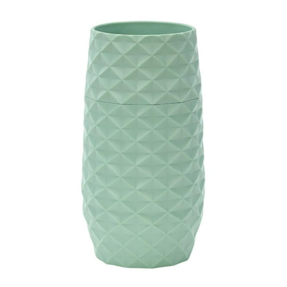 Jarrón de amaranto, diseño único, fácil de drenar el agua, color verde menta