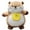 Brown, variant on ZJNGJC The Groundhog Bobac Accompany Hug Motion Emotional On Demand Realistic Breathing Music Soft Stuffed Toy Stress Comfor Animal With Musical Lights Rhythmic Brown