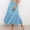 Light Blue, variant on Ladies Solid Color Pleated Stitching Elastic High Waist Long Skirt Girls Poodle Skirt Silk Midi Skirt Womens Skirts Knee Length Formal Skirt Skirt Shorts for Women Leather Skirts for Women High Waist