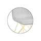 thumbnail image 2 of SILLA TALEN VELVET GRIS PATAS GOLD, 2 of 3