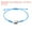 Blue, variant on Cheerleader Gifts, 20 Pcs Cheer Bracelet Cheerleading Charm Bracelet, Blue