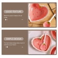 thumbnail image 5 of Heart Shaped Strawberry Bowl Spoon Decorative Tableware Ceramics Bowls Good Looking, 5 of 6