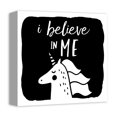 thumbnail image 2 of Creative Products I Believe In Me Unicorn 12x12 Canvas Wall Art, 2 of 5