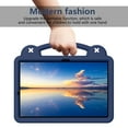 thumbnail image 3 of Allytech Kids Case for Samsung Galaxy Tab S9 FE+ Plus/S9+/S8+/S7 FE/S7+ SM-X810 X800 X730 T970 X610, Cute Design EVA Bumper Handle Stand Shockproof Lightweight Tablet Case for Girls Boys,Navy Blue, 3 of 8