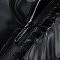 thumbnail image 3 of Ceisia Men's Solid Color Stand Up Collar Jacket Zip Gift Up Closure Long Sleeve Casual Outerwear, 3 of 9