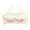 Q3Beige, variant on lnmuld Teen Girls Spaghetti Strap Sports Bra Cropped Training Top with Removable Pads 2 Pack Size:12-14 Years
