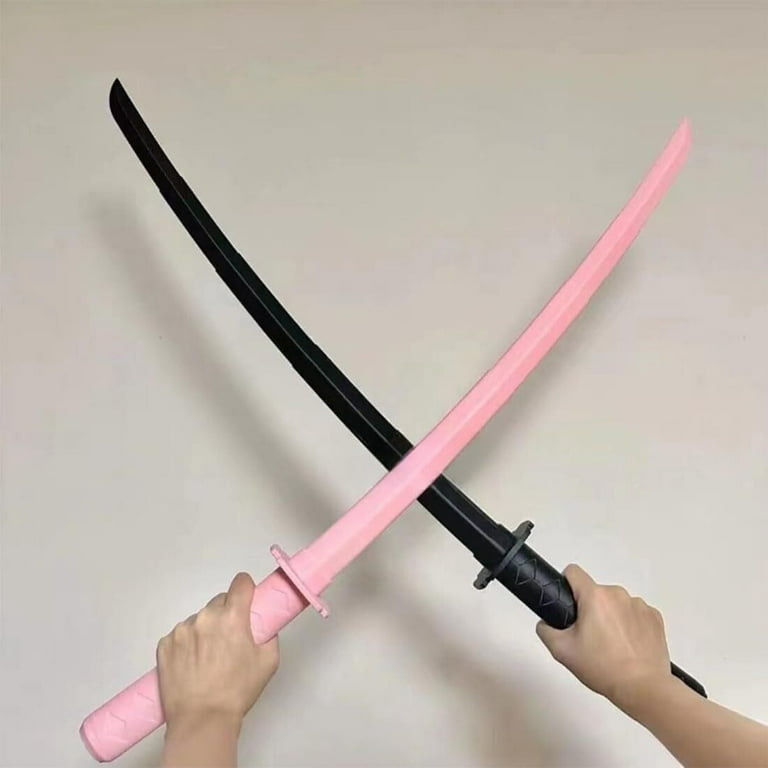 BunnyPony Samurai Retractable Sword Toy, 3D Printed Gravity Retractable  Samurai Sword Model Toys, Cos Plastic Printing Retractable Sword,  Telescopic Katana Toy (Pink*1) 