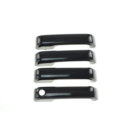 - Fits 15-16 FORD F-150 - Keyhole Driver-side only - 4DR Gloss Black DOOR HANDLE COVERS
