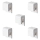 thumbnail image 1 of Toystoory Soporte de de Soporte de tubo de baño de montaje en pared Soporte de abrazadera autoadhesivo 5piezas, 1 of 3