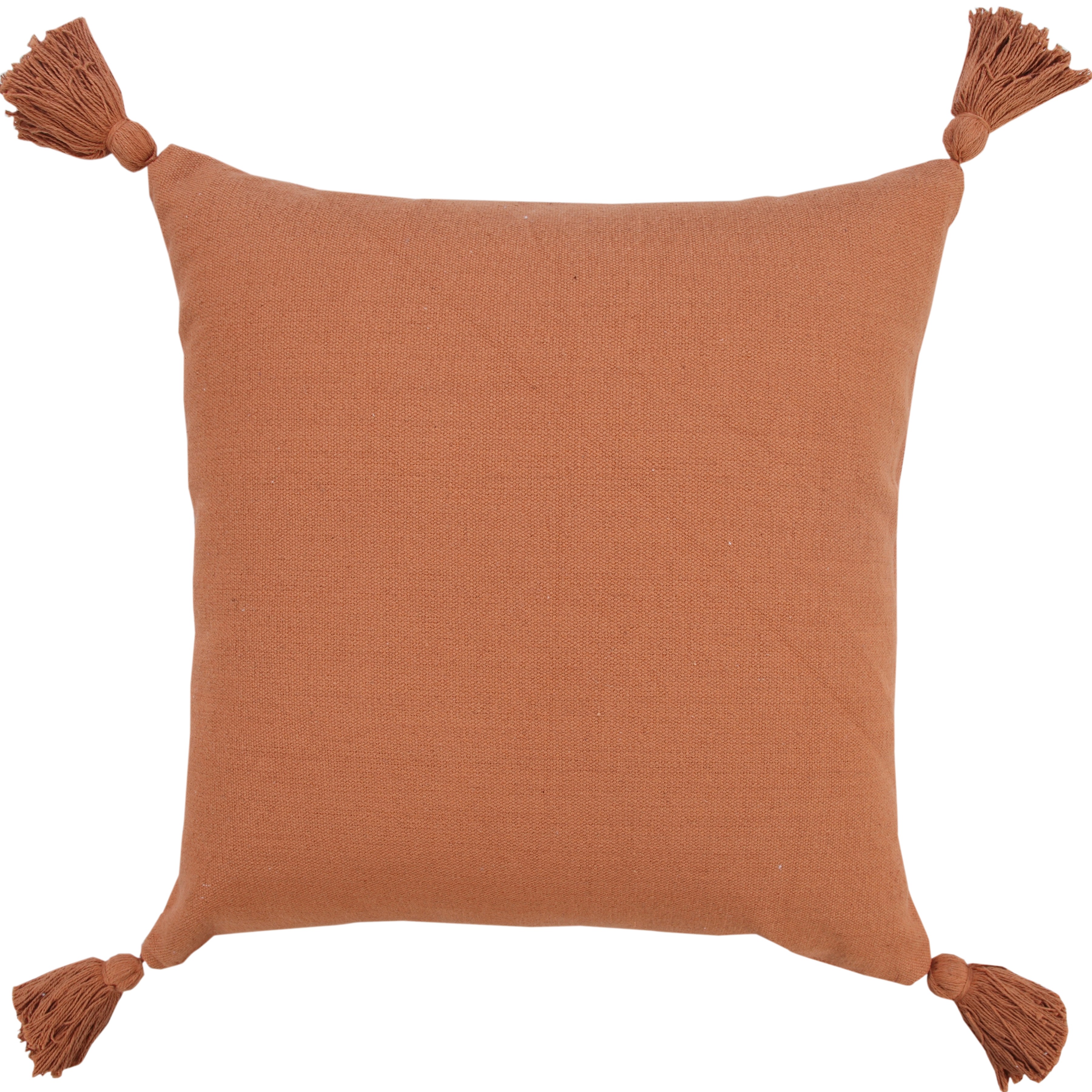 Ox Bay 20" x 20" Modern, Farmhouse, Bohemian Everyday Cotton Throw Pillow , Zip Closure