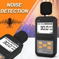 thumbnail image 4 of Sonómetro Digital Portátil, Medidor de SPL, Medición de Ruido de Audio de 30-130 DB, Pantalla LCD Retroiluminada de Gran Tamaño para Uso Doméstico y Industrial., 4 of 5