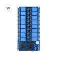 thumbnail image 2 of Cateissary Módulo de protección de relé de 16 canales Módulos de relés de optoacoplador preperforados desmontables portátiles Parte Electrónica 5V, 2 of 6