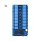 thumbnail image 5 of Sidaley Módulo de protección de relé de 16 canales, reemplazo portátil desmontable, relés optoacopladores profesionales, módulos, accesorios de Electrónica 5V, 5 of 6