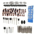 thumbnail image 1 of Kit de 121 piezas de accesorios para lijadora eléctrica, hoja de sierra circular pequeña de acero de alta velocidad, papel de lija, 1 of 14