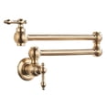 thumbnail image 1 of Brass Pot Filler Tap Wall Mounted Kitchen Faucet Foldable Gold Single Cold Sink Tap Rotate Folding Spout ,Easy to Install, 1 of 7